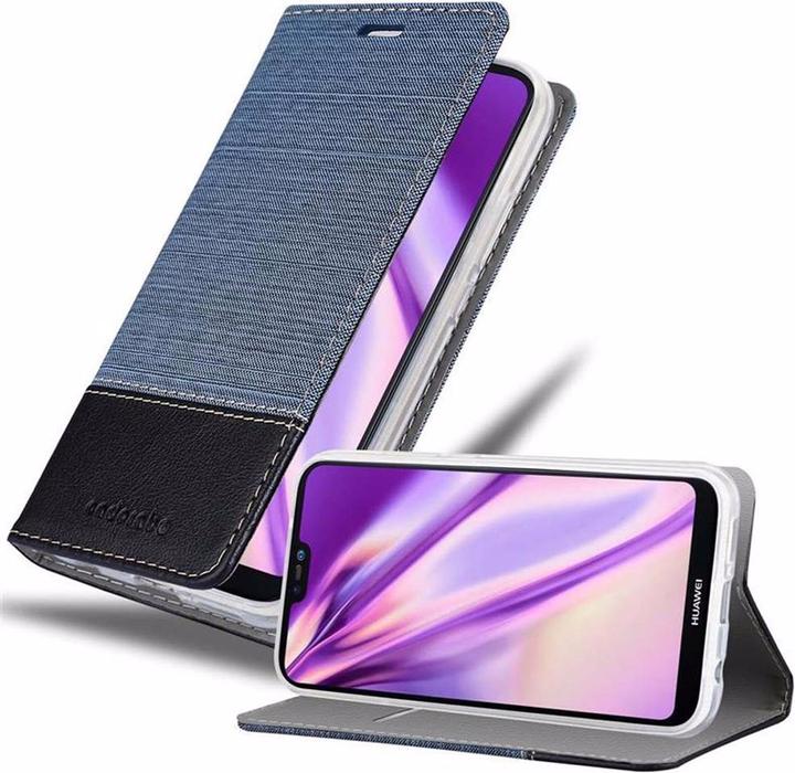 Produktbild Cadorabo Book Jeans Optik Cover (Huawei P20 Lite)