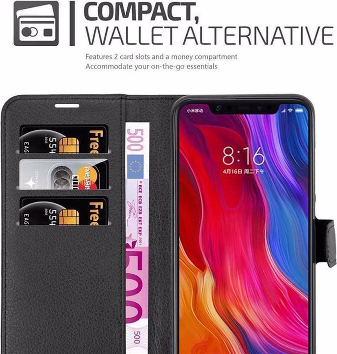 Produktbild Cadorabo Book mit Standfunktion Cover (Xiaomi Mi 8)