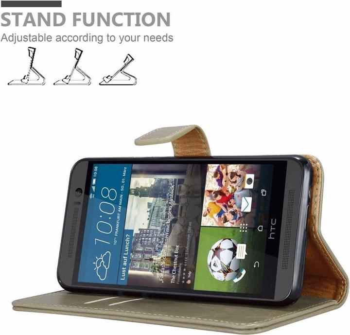 Actual product image Cadorabo Book Luxury Cover (HTC One M9)
