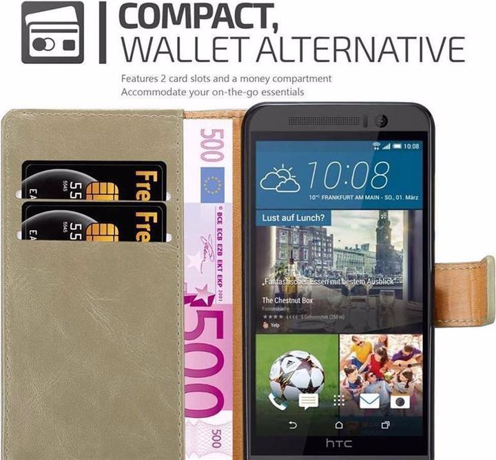Actual product image Cadorabo Book Luxury Cover (HTC One M9)