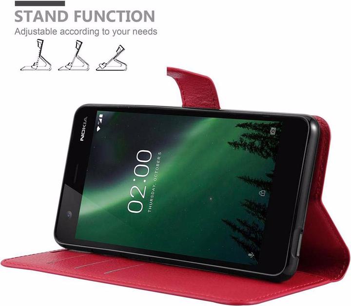 Produktbild Cadorabo Book mit Standfunktion Cover (Nokia 2.1)
