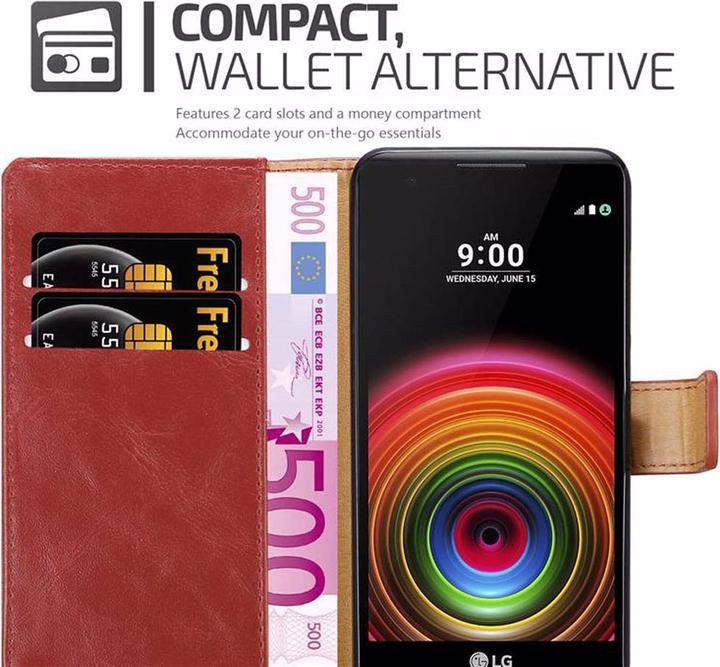 Actual product image Cadorabo Book Luxury Cover (LG X Power)