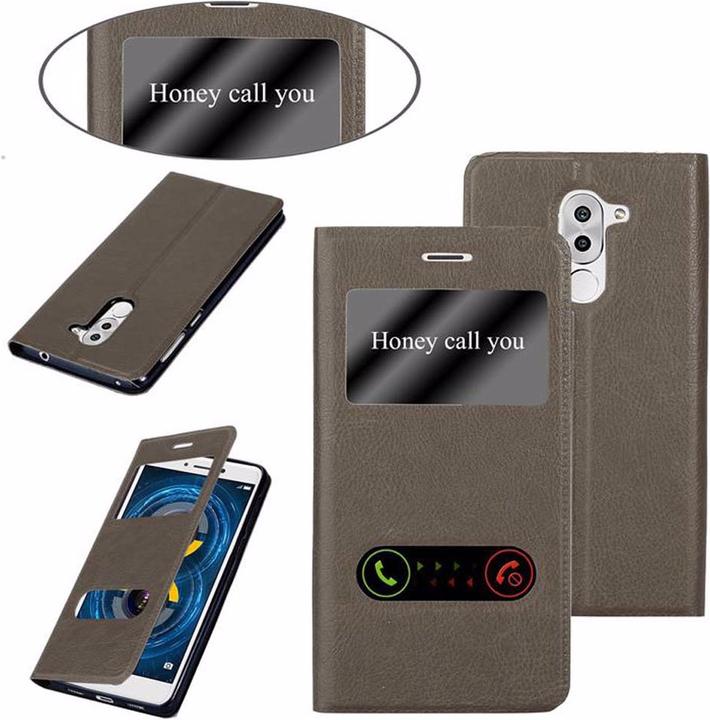 Produktbild Cadorabo Book mit View Doppelfenster Cover (Huawei Mate 9 Lite, Honor 6X, Huawei GR5)