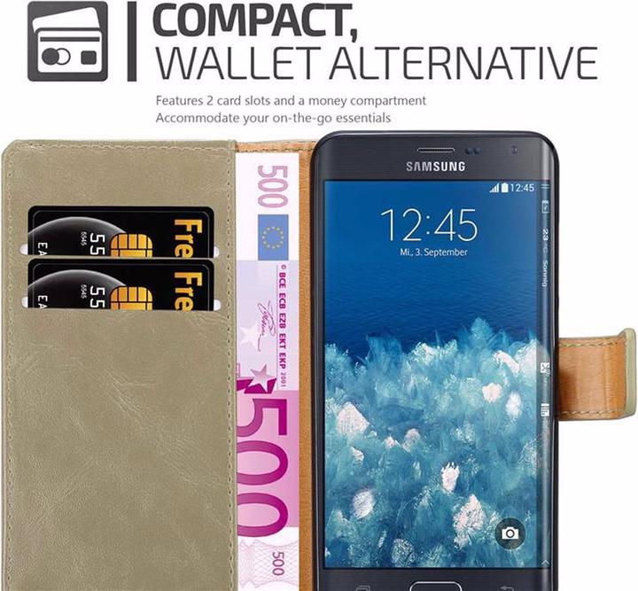 Produktbild Cadorabo Book Luxury Cover (Samsung Galaxy Note Edge)