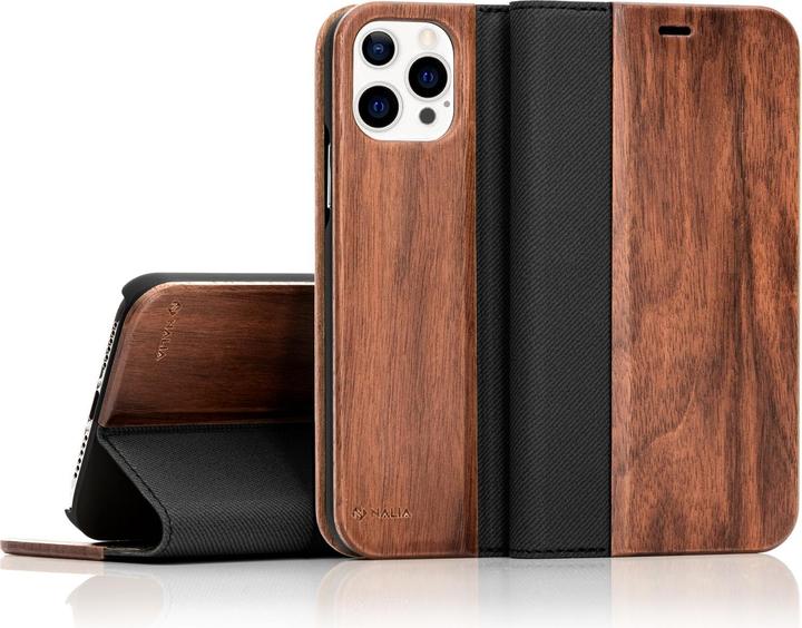 Actual product image Nalia Real wood flip case (Apple iPhone 13 Pro Max)