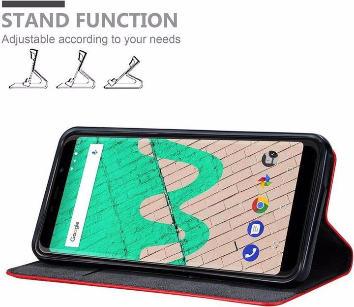 Productafbeelding Cadorabo Boek Onzichtbare Magneethoes (Wiko View Max)