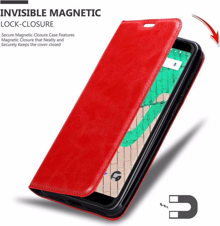 Productafbeelding Cadorabo Boek Onzichtbare Magneethoes (Wiko View Max)