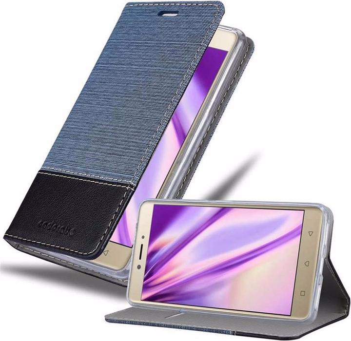 Actual product image Cadorabo Book Jeans Optics Cover (Lenovo K6 Note)