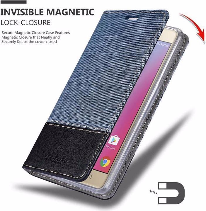 Actual product image Cadorabo Book Jeans Optics Cover (Lenovo K6 Note)