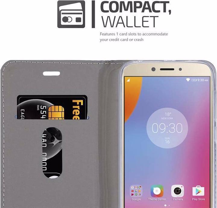 Actual product image Cadorabo Book Jeans Optics Cover (Lenovo K6 Note)