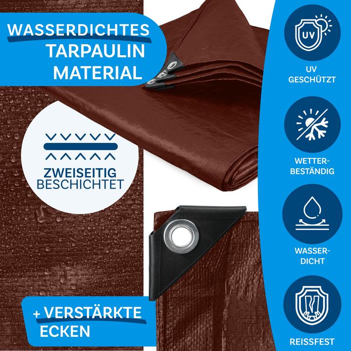 Produktbild Floordirekt Abdeckplane 80 g/m² (8 x 12 m)