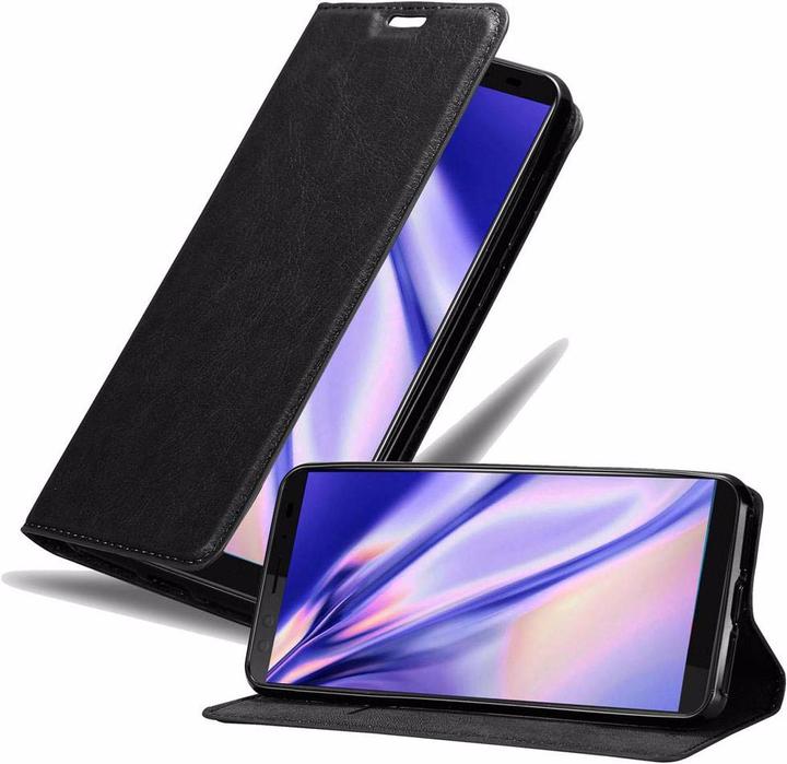 Actual product image Cadorabo Book Invisible Magnet Cover (HTC U12+)