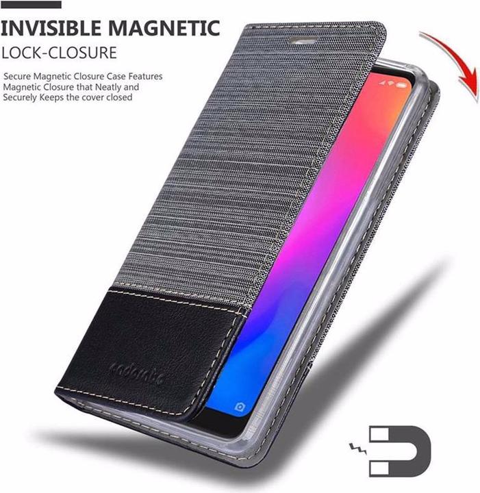 Image du produit Cadorabo Couverture look jeans Book (Mi A2 lite, Xiaomi Redmi 6 Pro)