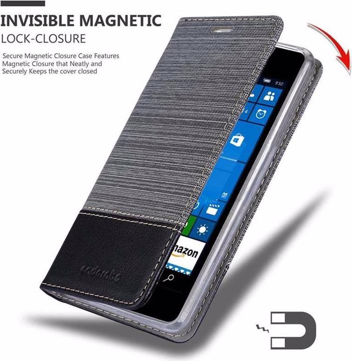 Actual product image Cadorabo Book Jeans Optics Cover (Microsoft Lumia 550)