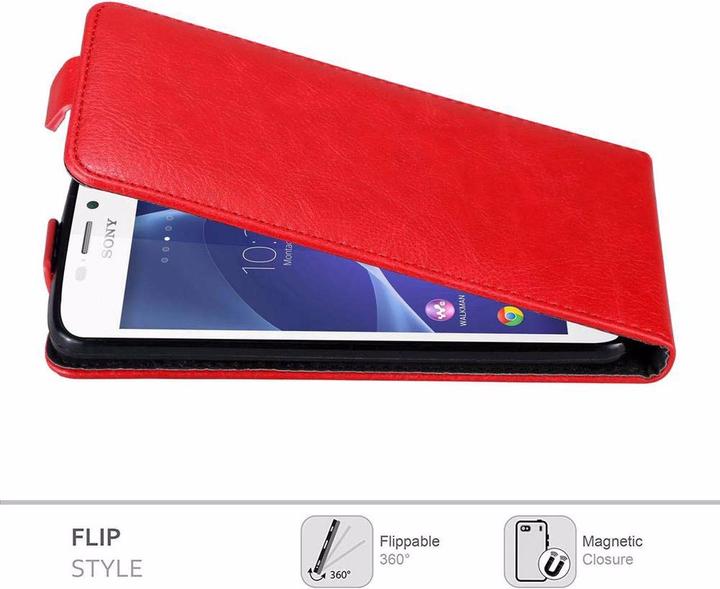 Produktbild Cadorabo Flip wie Invisible Cover (Sony Xperia M2, Sony Xperia M2 Aqua)