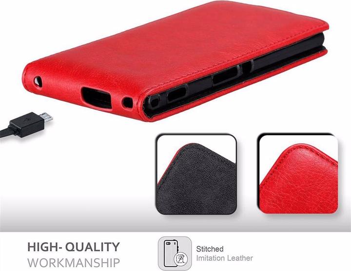 Produktbild Cadorabo Flip wie Invisible Cover (Sony Xperia M2, Sony Xperia M2 Aqua)