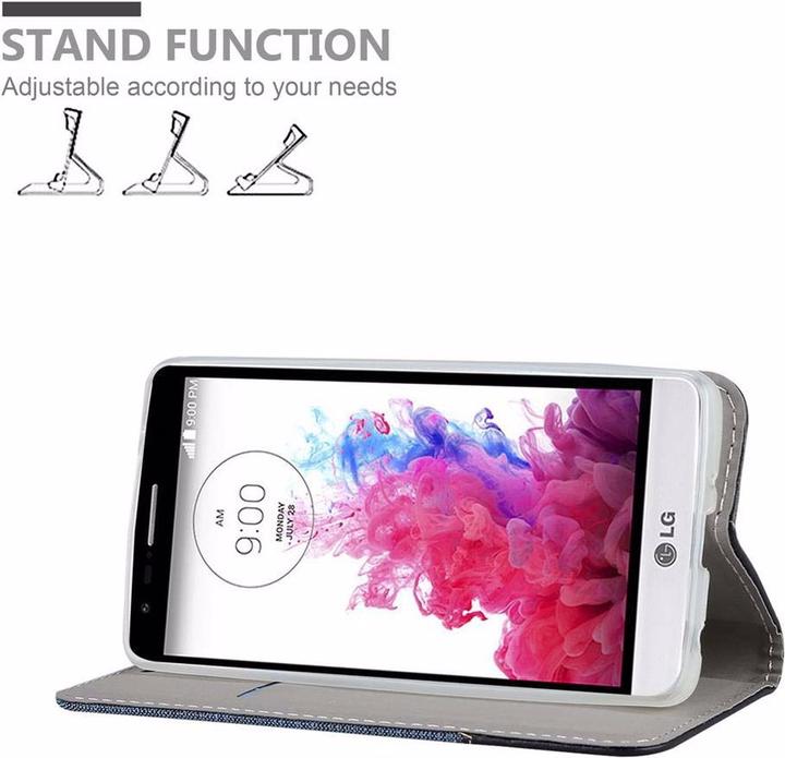 Productafbeelding Cadorabo Boek Jeans Optiek Cover (LG G3's)