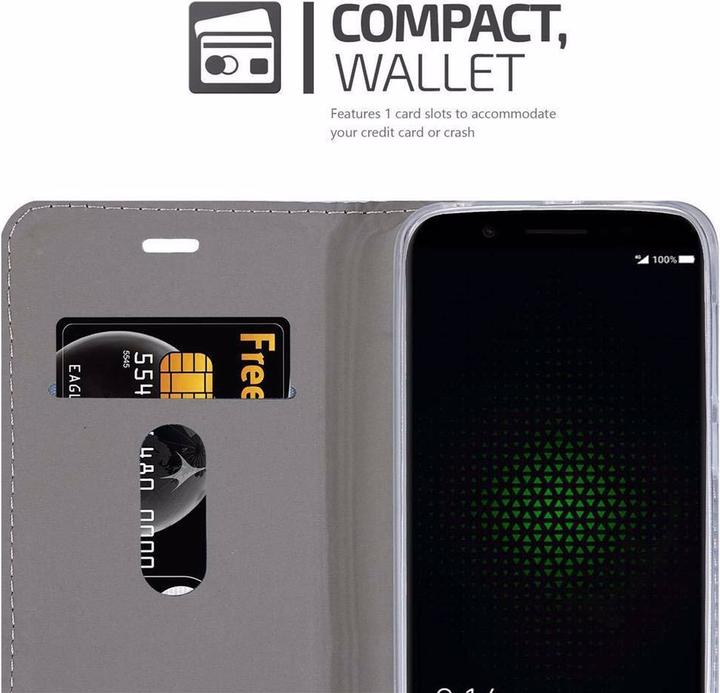 Productafbeelding Cadorabo Boek Jeans Optiek Cover (Xiaomi zwarte haai)