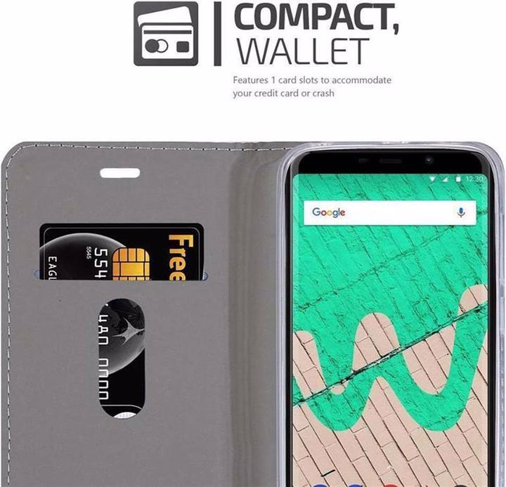 Actual product image Cadorabo Book Jeans Optics Cover (Wiko View Max)