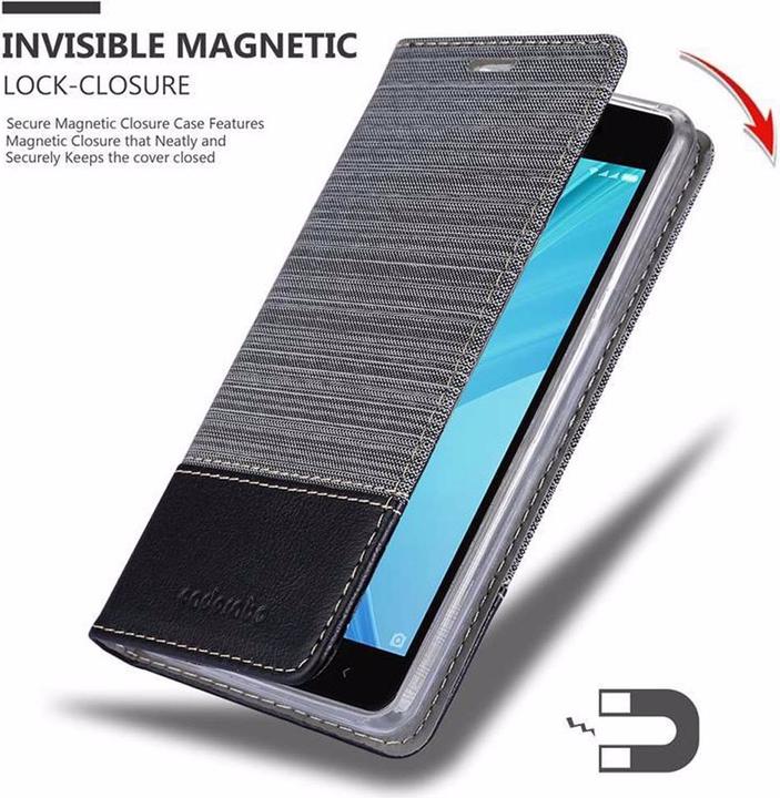 Actual product image Cadorabo Book Jeans Optics Cover (Xiaomi Redmi Note 5A Prime)