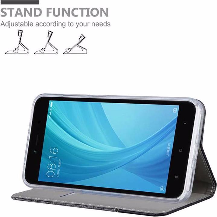 Actual product image Cadorabo Book Jeans Optics Cover (Xiaomi Redmi Note 5A Prime)