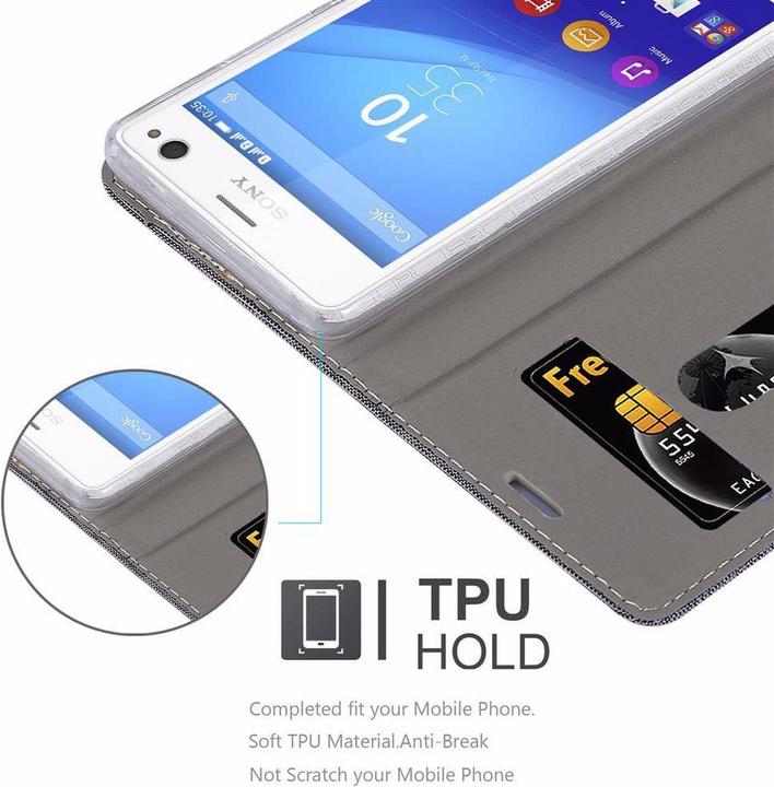 Image du produit Cadorabo Couverture look jeans Book (Sony Xperia C4)