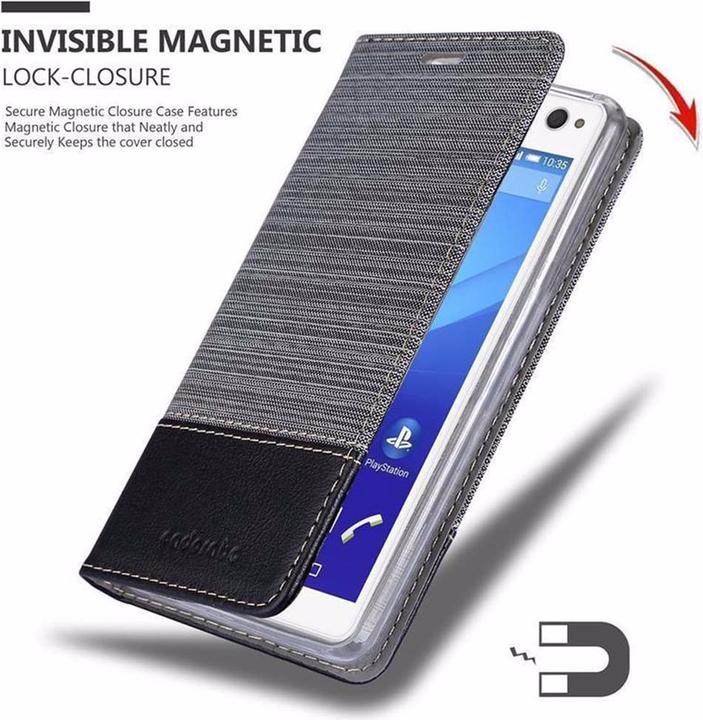 Image du produit Cadorabo Couverture look jeans Book (Sony Xperia C4)