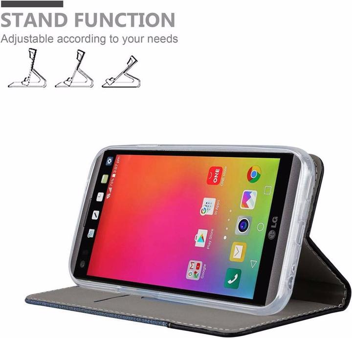 Actual product image Cadorabo Book Jeans Optics Cover (LG V20)