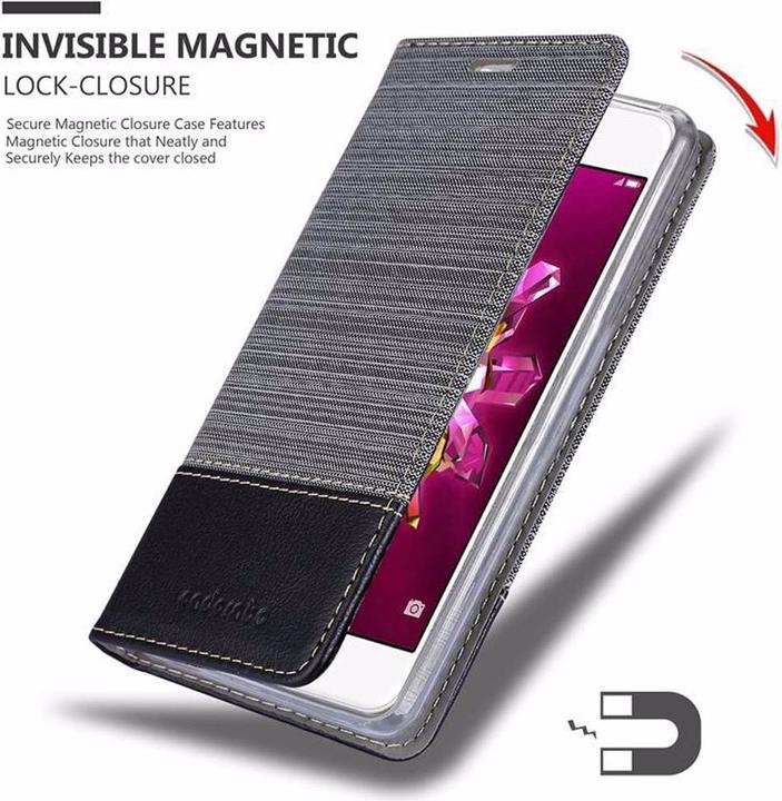 Actual product image Cadorabo Book Jeans Optics Cover (Huawei Enjoy 7)