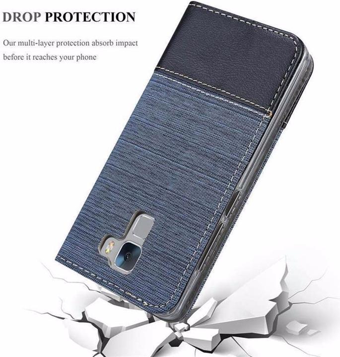 Image du produit Cadorabo Couverture look jeans Book (Honor 7)
