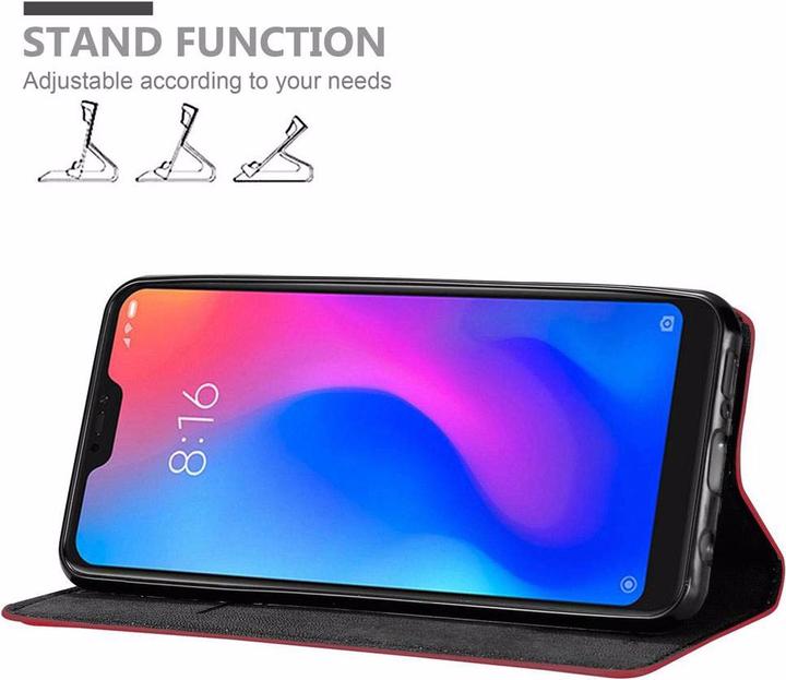 Productafbeelding Cadorabo Boek Onzichtbare Magneethoes (Xiaomi Mi A2 lite, Xiaomi Redmi 6 Pro)