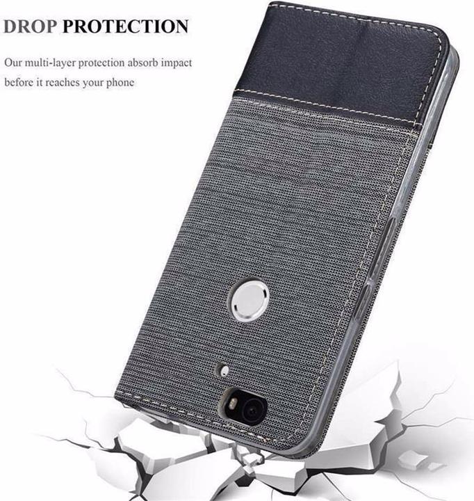 Actual product image Cadorabo Book Jeans Optics Cover (Huawei Nexus 6P)