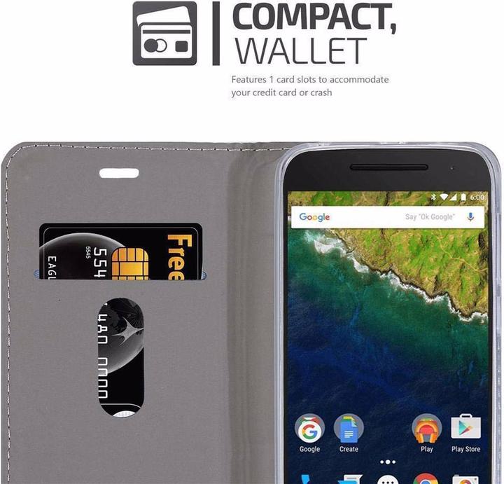 Actual product image Cadorabo Book Jeans Optics Cover (Huawei Nexus 6P)