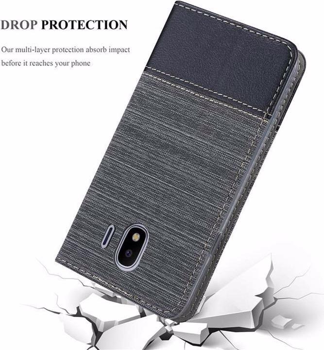 Image du produit Cadorabo Couverture look jeans Book (Samsung Galaxy J4 (2018))