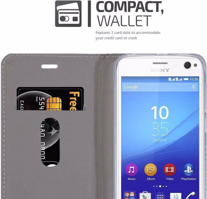 Actual product image Cadorabo Book Jeans Optics Cover (Sony Xperia C4)