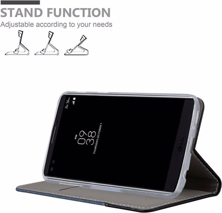 Actual product image Cadorabo Book Jeans Optics Cover (LG V10)