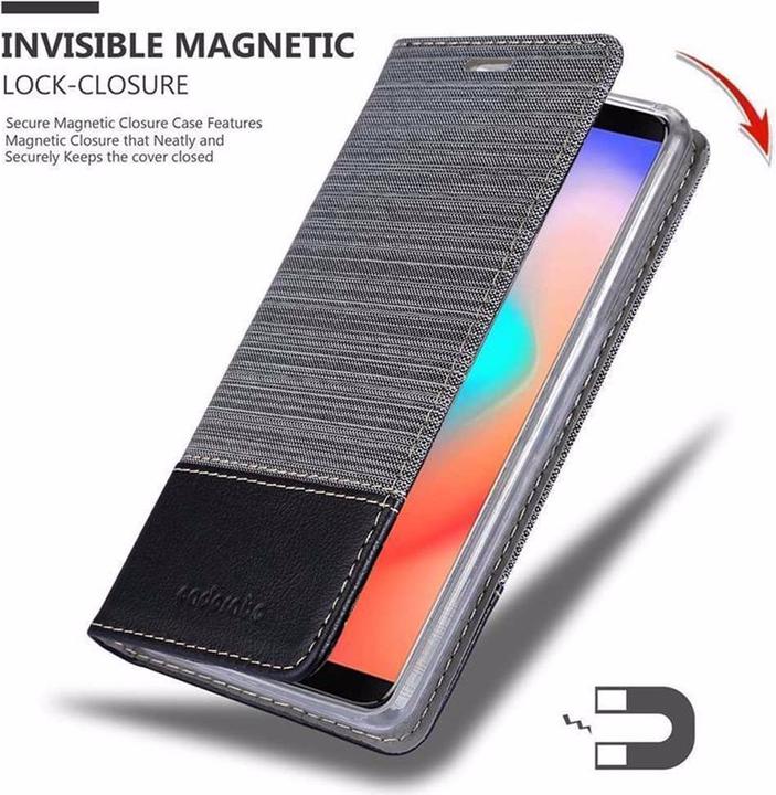 Actual product image Cadorabo Book Jeans Optics Cover (Samsung Galaxy J3 Pro)