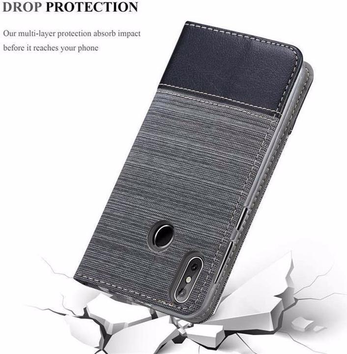 Actual product image Cadorabo Book Jeans Optics Cover (Samsung Galaxy J3 Pro)