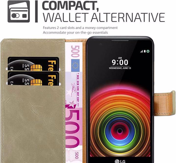 Productafbeelding Cadorabo Boek Luxe Omslag (LG X Power)