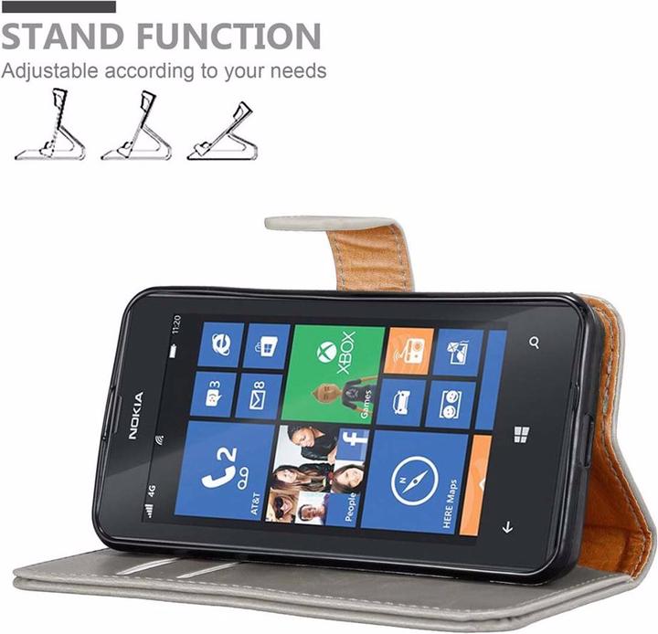 Actual product image Cadorabo Book Luxury Cover (Nokia Lumia 520)
