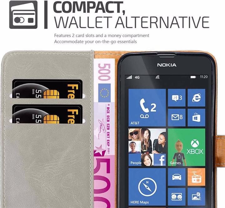 Actual product image Cadorabo Book Luxury Cover (Nokia Lumia 520)