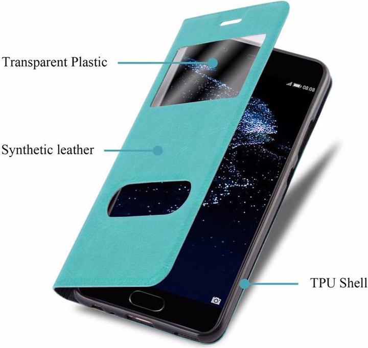 Produktbild Cadorabo Book mit View Doppelfenster Cover (Huawei P10 Plus)