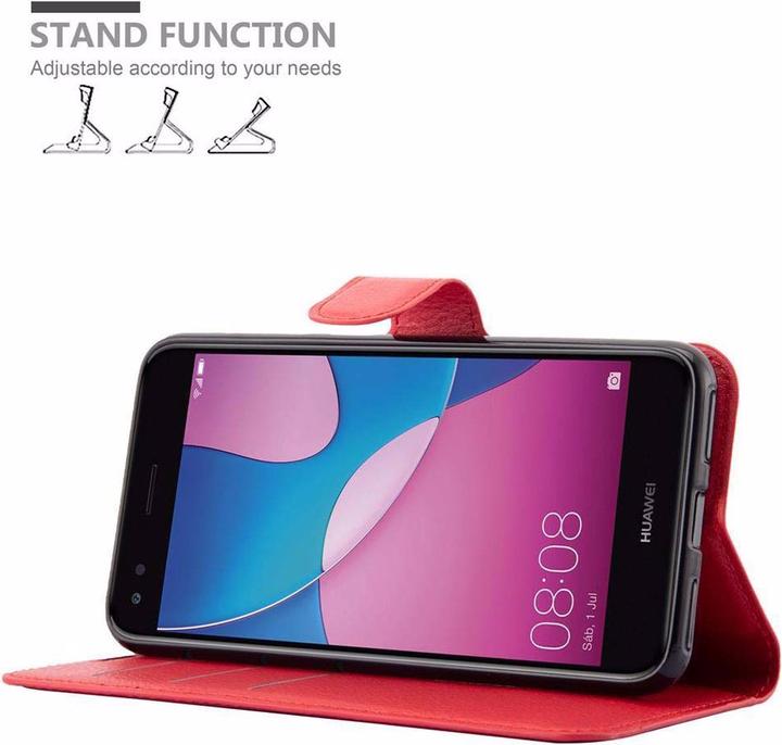 Actual product image Cadorabo Book with stand function cover (Huawei Enjoy 7)