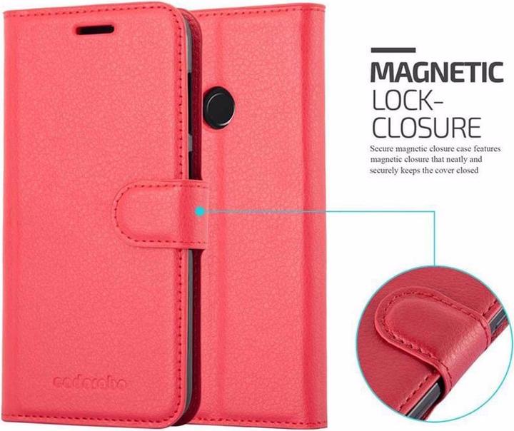 Actual product image Cadorabo Book with stand function cover (Huawei Enjoy 7)