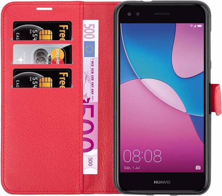 Actual product image Cadorabo Book with stand function cover (Huawei Enjoy 7)