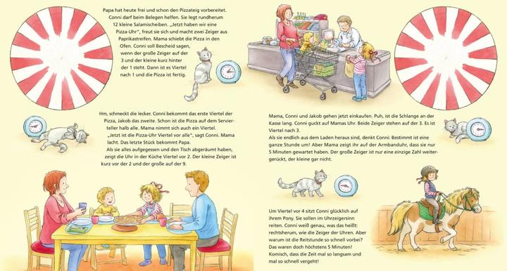 Produktbild Conni-Bilderbücher: Conni lernt die Uhrzeit (Deutsch, Liane Schneider, 2019)