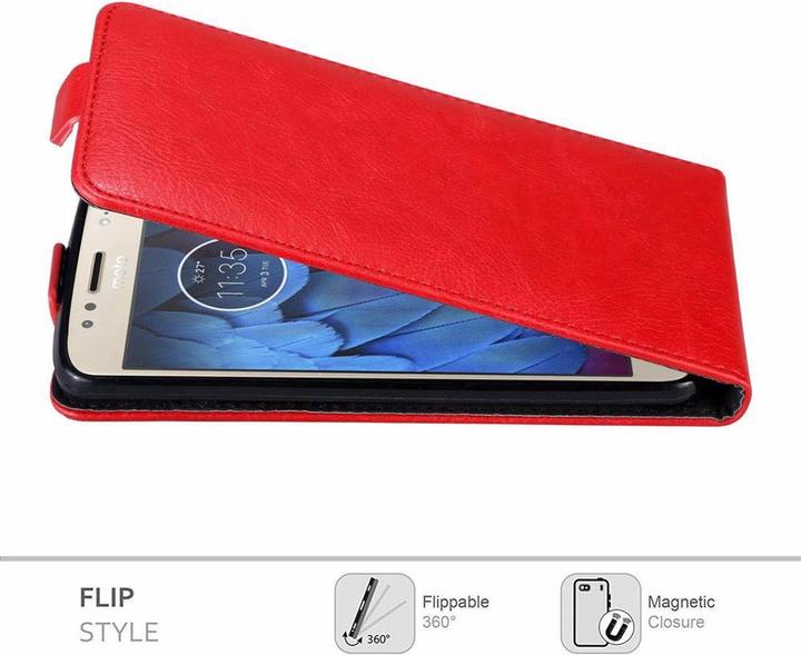 Actual product image Cadorabo Flip like Invisible Cover (Motorola Moto G5S)
