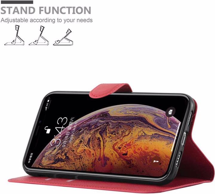 Actual product image Cadorabo Book with stand function cover (Apple iPhone XS Max)