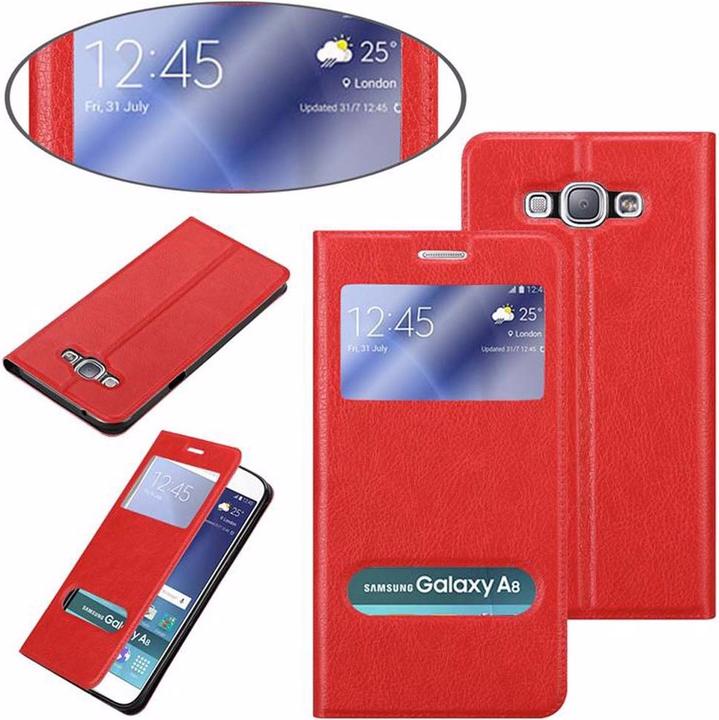 Productafbeelding Cadorabo Boek met Uitzicht Dubbele Raambedekking (Samsung Galaxy A8 (2018))
