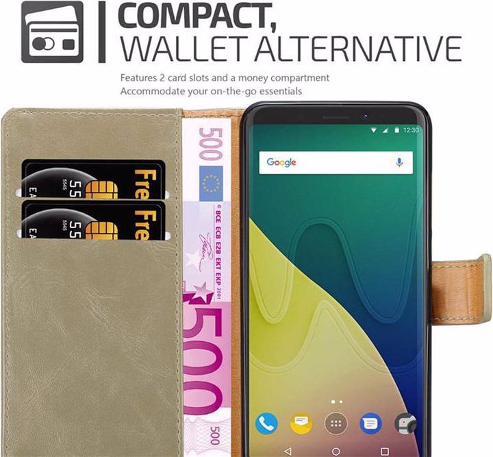 Actual product image Cadorabo Book Luxury Cover (Wiko View XL)